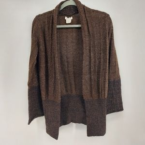 Dries Van Noten BROWN Alpaca Cardigan Sweater Size Small